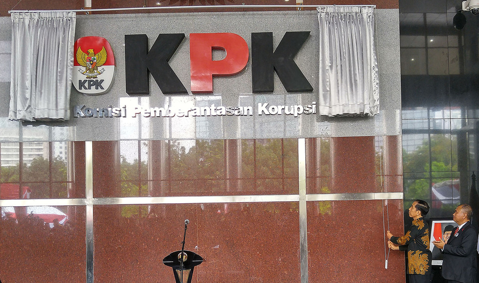 The offices of the Corruption Eradication Commission (KPK) in South Jakarta. (Antara Photo/Widodo S. Jusuf)