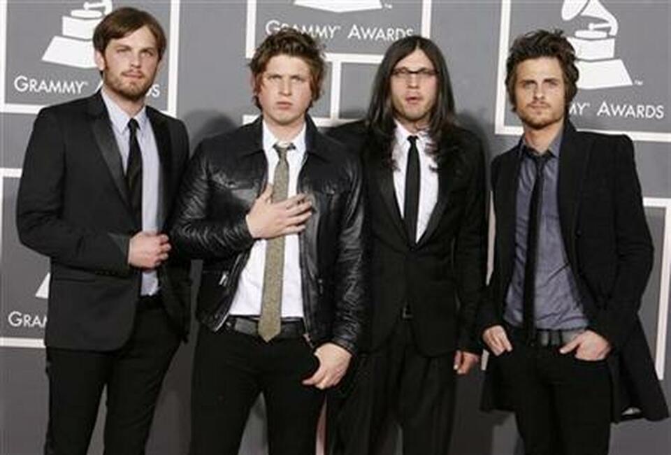 US rockers Kings of Leon will hit the studio, splitting time between Nashville and Los Angeles.  (Reuters Photo/Danny Moloshok)