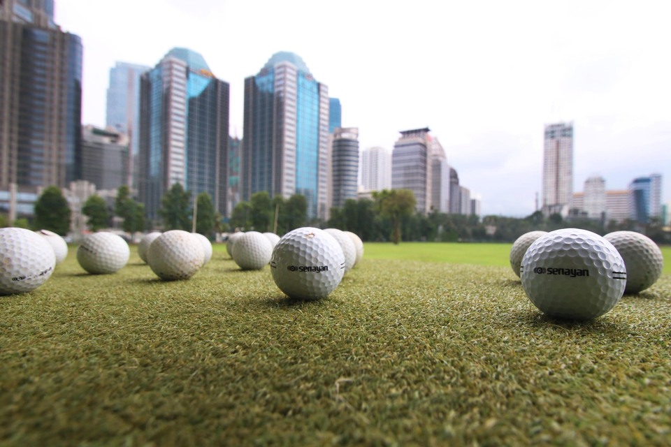 The Tourism Ministry is offering golf tourism packages for Chinese tourists to tap into the growing interest and opportunities in the sector. (Antara Photo/Rivan Awal Lingga)