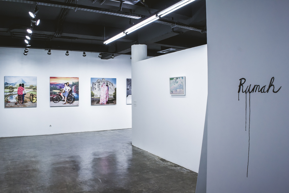 A corner of Anton Ismael's solo exhibition, 'Rumah.' (Photo courtesy of Ruci Artspace)