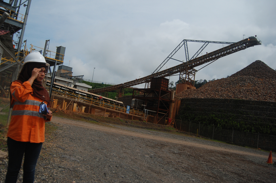 The Martabe gold mine in North Sumatra. ( JG Photos/Dion Bisara)