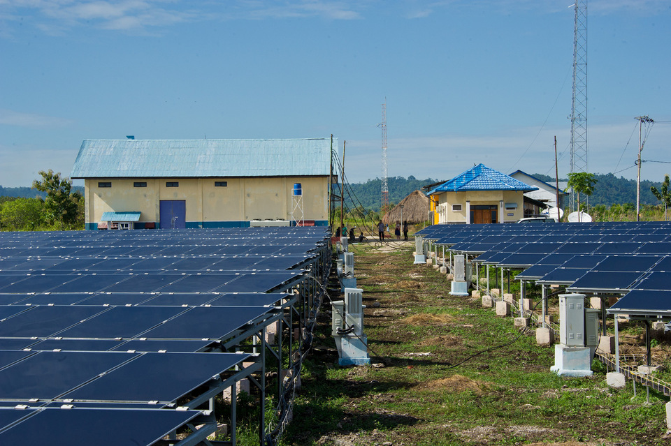 Solar panels in Sumba Island, Eastern Indonesia. (Photo courtesy of Asian Development Bank)
