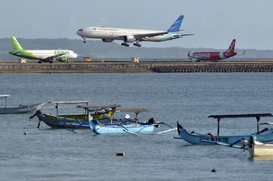 A joint team of 1,500 officials will be deployed to secure the Ngurah Rai International Airport in Denpasar, Bali, during the Idul Fitri holiday, an official has said. (Antara Photo/Wira Suryantala)
