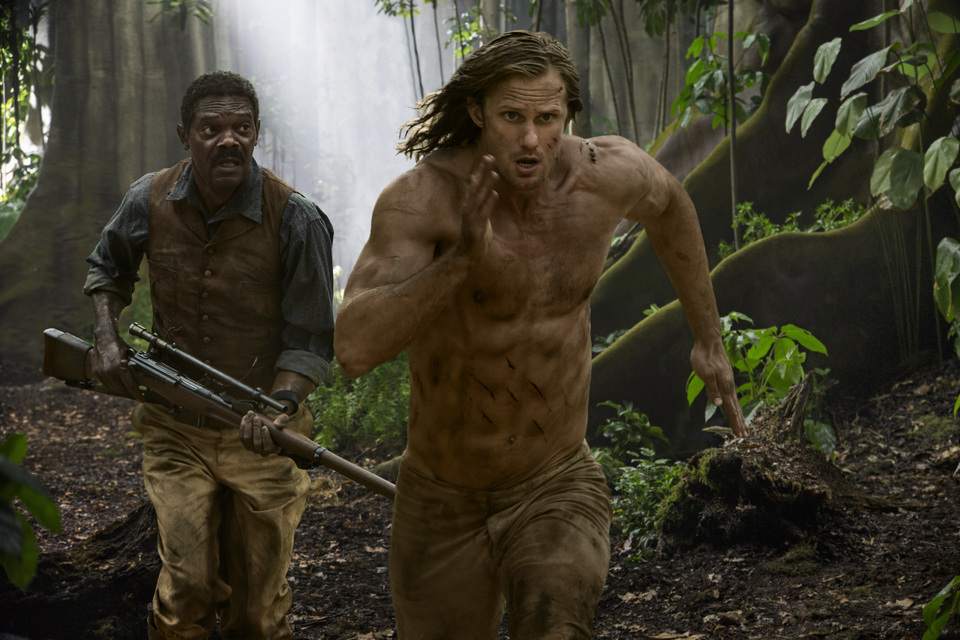 Alexander Skarsgard stars as Tarzan and Samuel L. Jackson as George Washington Williams in "The Legend of Tarzan." (Photo courtesy of Warner Bros)
