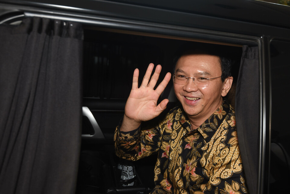 Jakarta Governor Basuki 'Ahok' Tjahaja Purnama in this July 2016 file photo. (Antara Photo/Akbar Nugroho Gumay)