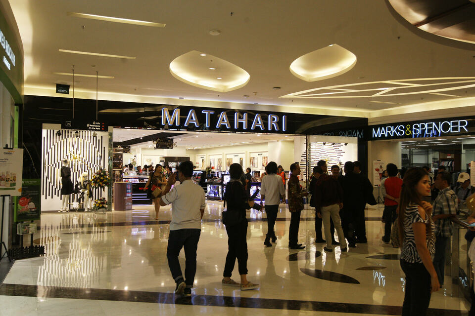 Matahari Department Store opened a new outlet at Lippo Plaza Jember in East Java on Wednesday (31/05). (ID Photo/David Gita Roza)