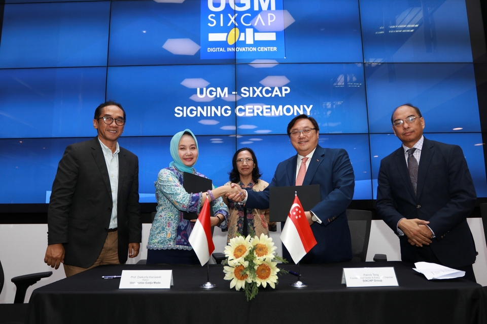 SixCap Group, a Singapore-based digital company, has entered into a joint-venture agreement with Gadjah Mada University to boost Indonesia's digital economy, SixCap said in a statement on Monday (17/10). (Photo courtesy of Sixcap)