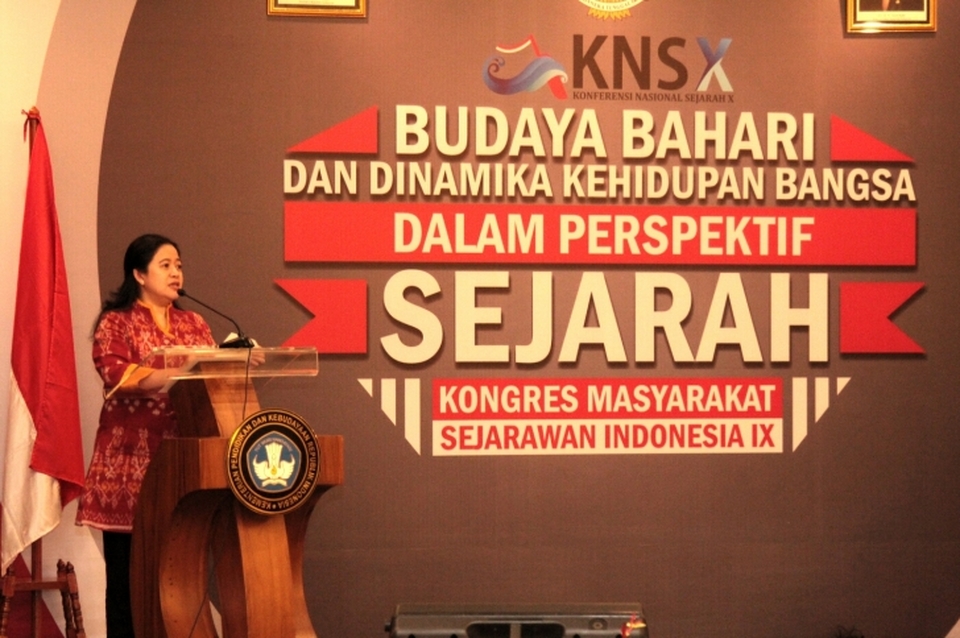 Indonesians need to dig deeper into their maritime history to determine what is required for the country to become a global maritime power once more, Minister Puan Maharani said on Monday (07/11). (Photo courtesy of Coordinating Ministry for Human Development and Cultural Affairs)
