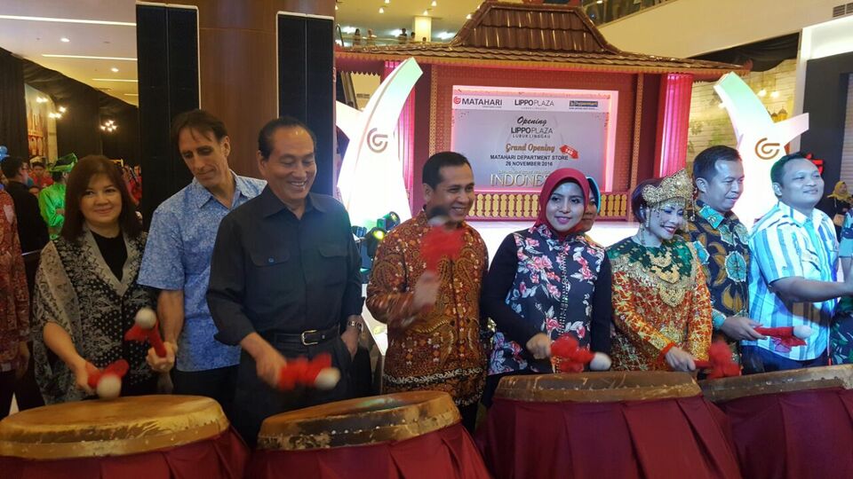 Property developer Lippo Karawaci officially opened its 65th mall, Lippo Plaza Lubuklinggau in South Sumatra on Saturday (26/11). (Photo courtesy of Lippo Karawaci)