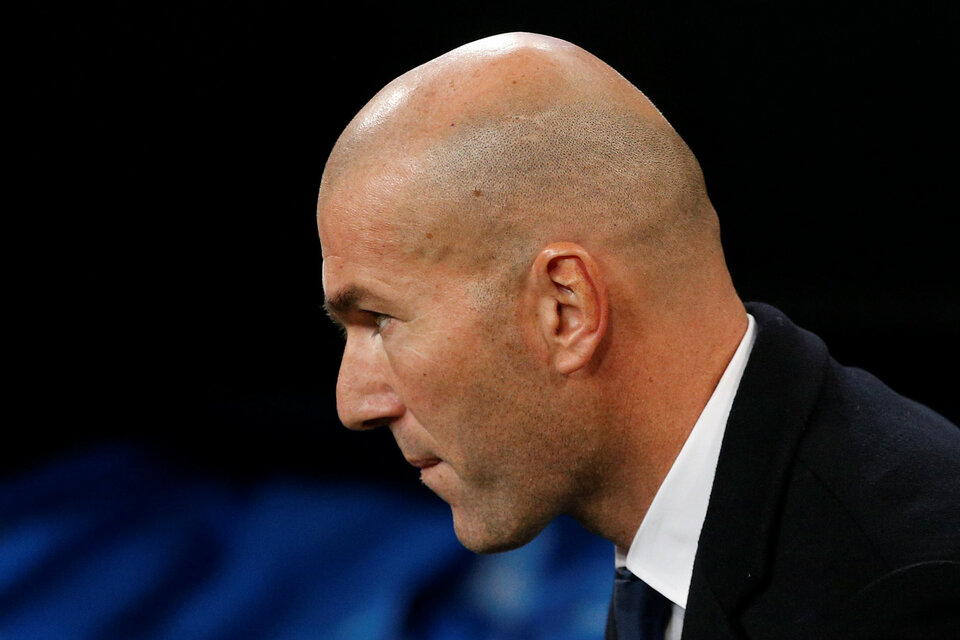 Real Madrid's coach Zinedine Zidane. (Reuters Photo/Juan Medina)
