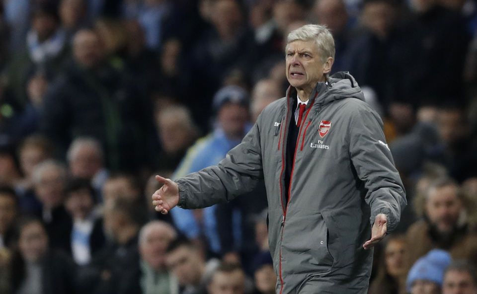 Arsenal manager Arsene Wenger was not looking for excuses after his team was demolished 5-1 by Bayern Munich in its Champions League round of 16 first-leg game on Wednesday (15/02). (Reuters Photo/Carl Recine)