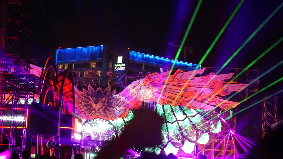 The Garudha Lane stage at DWP 2016. The stage is also happened to be the biggest stage at the event. 