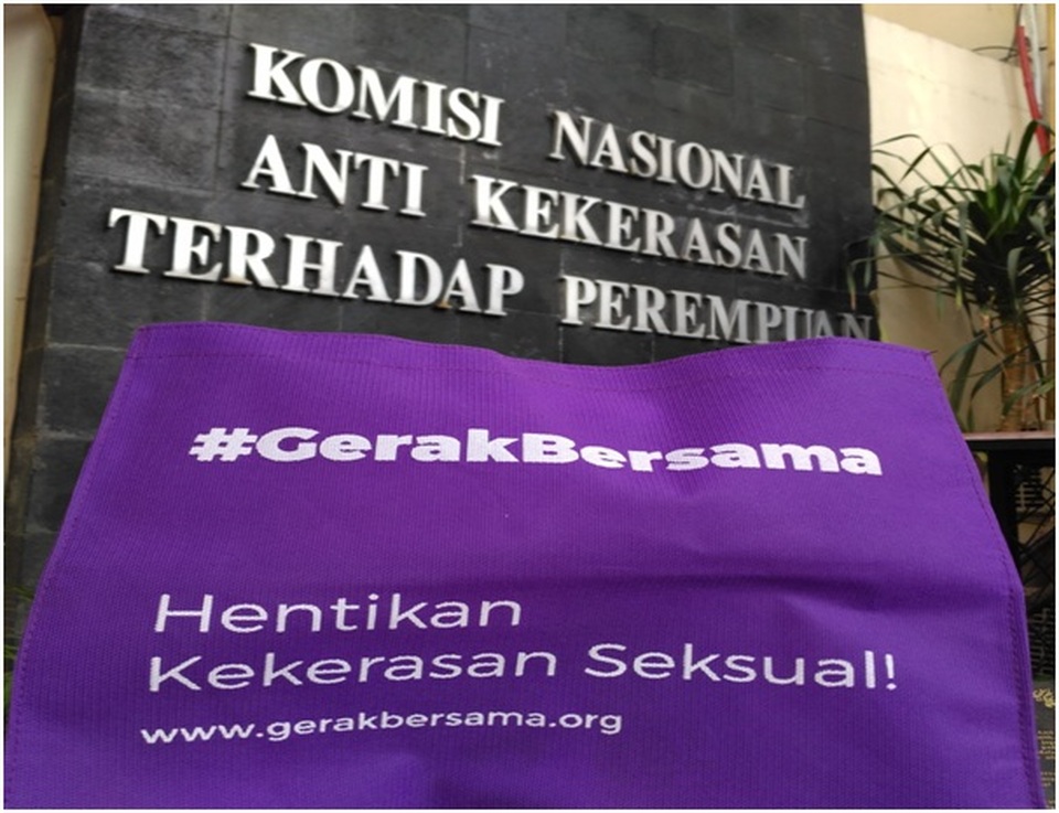 Housewives and female students are especially vulnerable to domestic abuse, according to a report released on Tuesday (07/03). (Photo courtesy of Komnas Perempuan)