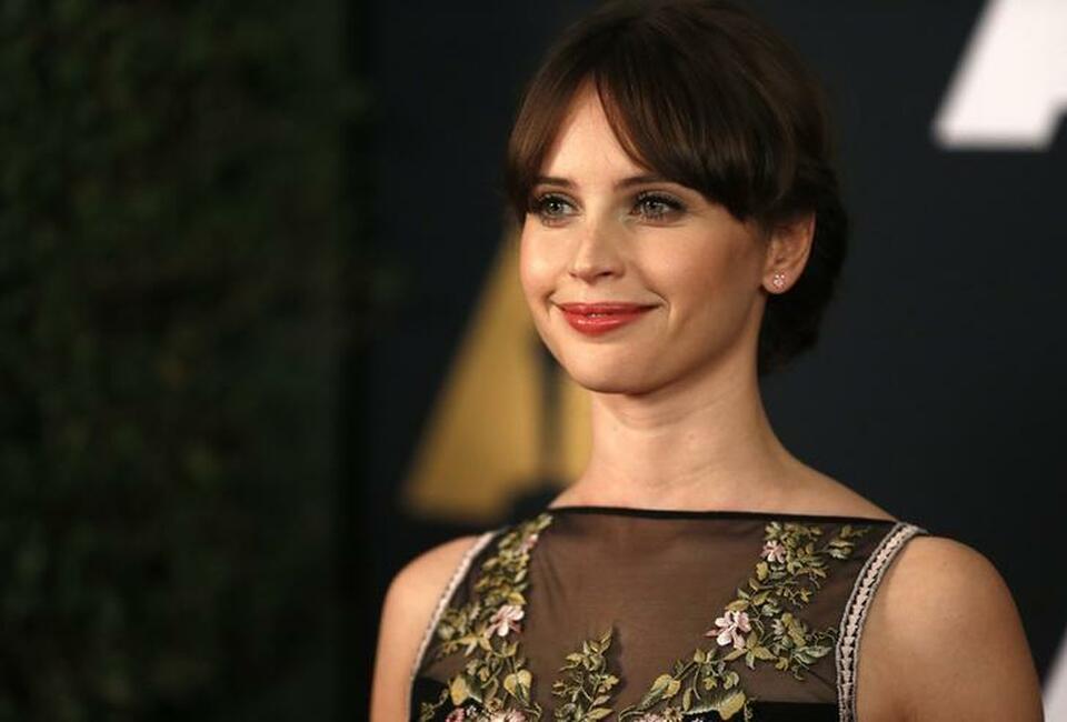 Actress Felicity Jones arrives at the 8th Annual Governors Awards in Los Angeles, California, US, November 12, 2016.  (Reuter Photo/Mario Anzuoni/Files)