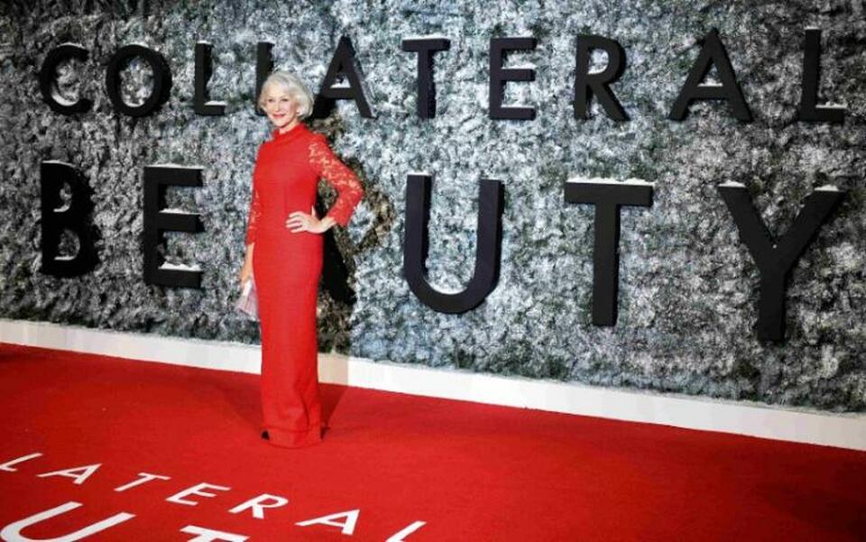 Helen Mirren arrives at the European premiere of Collateral Beauty in London, Britain December 15, 2016. (Reuters Photo/Hannah Mckay)