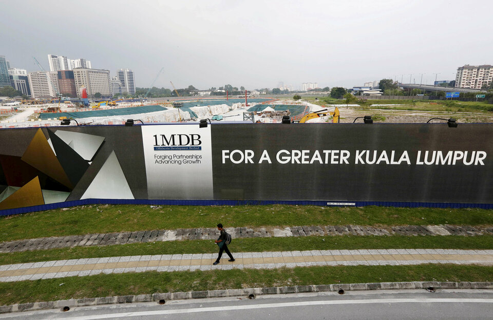 Malaysia on Monday filed criminal charges against Goldman Sachs and two of the US bank's former employees in connection with an investigation into suspected corruption and money laundering related to its dealings with the Malaysian sovereign wealth fund 1MDB. (Reuters Photo/Olivia Harris)