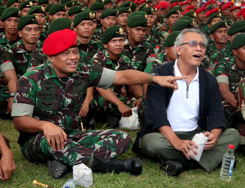 Former Indonesian Military chief Gen. Gatot Nurmantyo. (Antara Phot/Asep Fathulrahman)