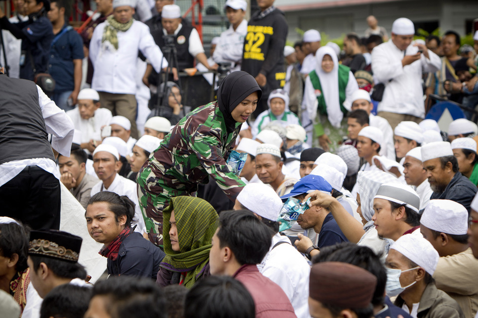 Mass rallies on election day in Jakarta can only jeopardize the poll and are against the law, observers warn. (JG Photo/Yudha Baskoro)