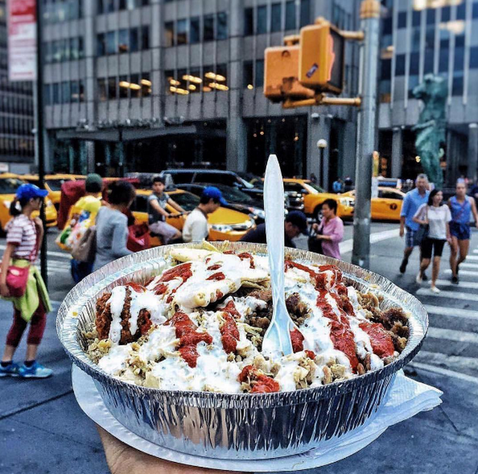 The Halal Guys started as a hot dog cart in the streets of New York City, and now is an international restaurant chain. (Photo courtesy of The Halal Guys)