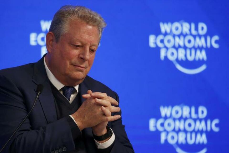 Former United States Vice President Al Gore suggested on Tuesday that the presidency of Donald Trump could end prematurely for 'ethical reasons,' drawing laughter from a packed movie theater at the European premiere of his latest film on climate change. (Reuters Photo/Ruben Sprich)