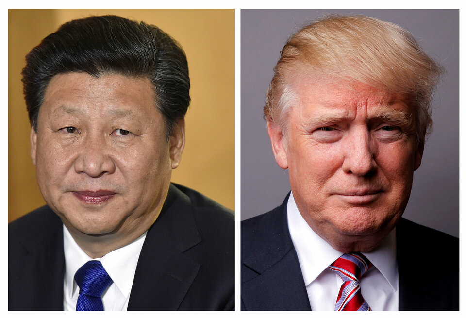United States President Donald Trump and Chinese President Xi Jinping will hold their first face-to-face talks next week, a highly anticipated meeting between leaders at odds over trade, China's strategic ambitions and how to deal with North Korea's weapons programs. (Reuters Photo/Toby Melville/Lucas Jackson)