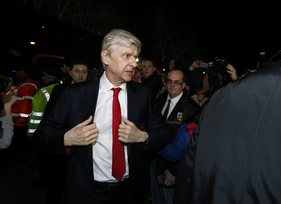 Arsenal manager Arsene Wenger left Sutton United with a deeper respect for non-league football after watching his Premier League charges being pushed hard by their far less illustrious opponents in the FA Cup fifth round. (Reuters Photo/Andrew Couldridge)