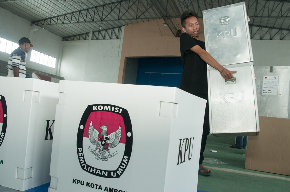 The 2018 polls will be held in June, after a four-month campaign period that begins in February. (Antara Photo/Embong Salampessy)