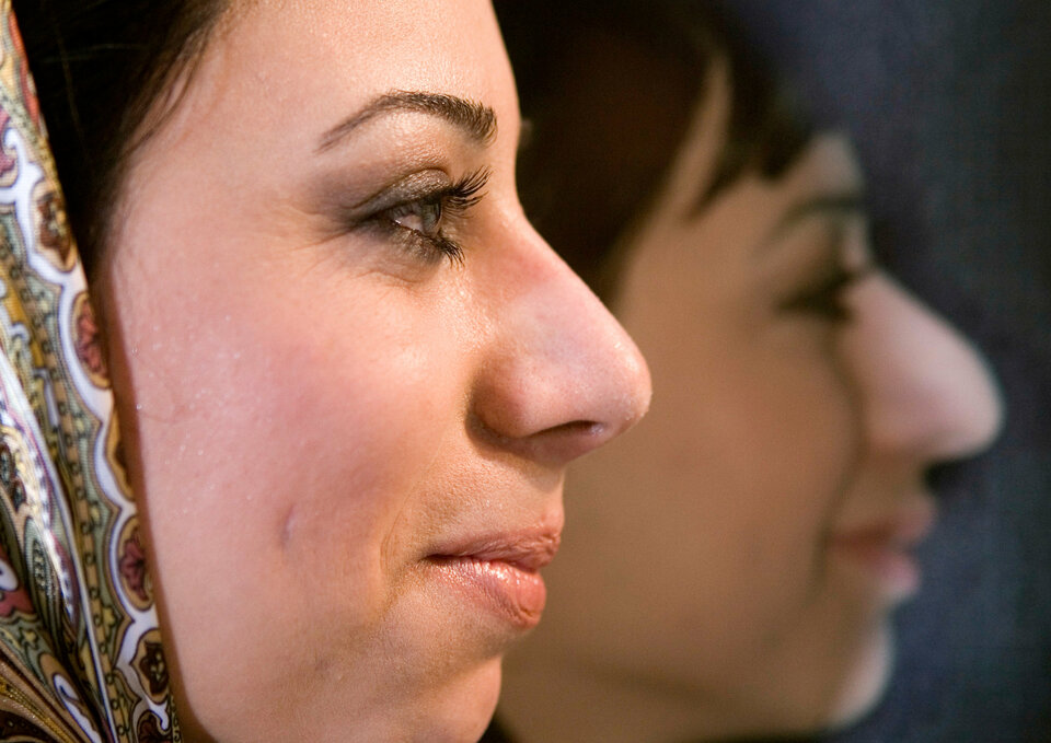 The human nose, in all its glorious forms, is one of our most distinctive characteristics, whether big, little, broad, narrow or somewhere in between. Scientists are now sniffing out some of the factors that drove the evolution of the human proboscis.  (Reuters Photo/Caren Firouz)