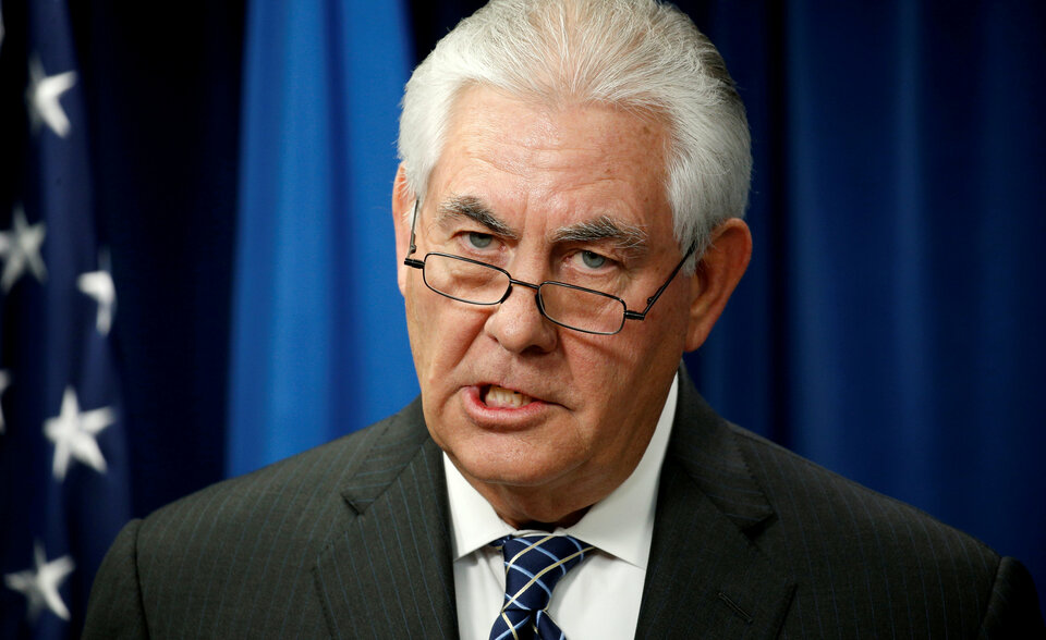 United States Secretary of State Rex Tillerson has directed US diplomatic missions to identify 'populations warranting increased scrutiny' and toughen screening for visa applicants in those groups, according to diplomatic cables seen by Reuters. (Reuters Photo/Kevin Lamarque)