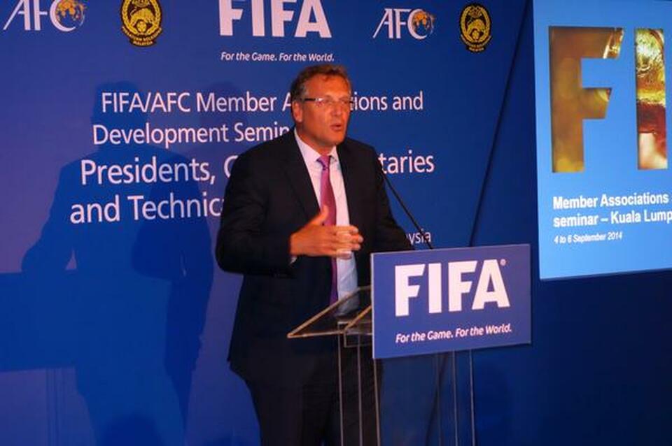 Former FIFA secretary general Jerome Valcke. (Photo courtesy of Jerome Valcke's Twitter account)