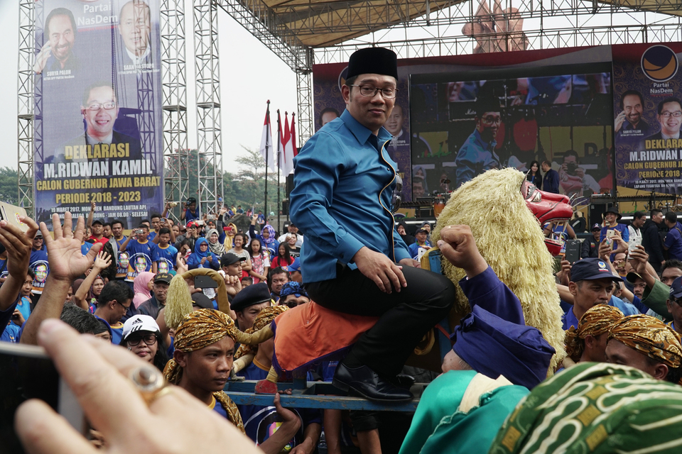 Bandung Mayor Ridwan Kamil. (Antara Photo/Agus Bebeng)