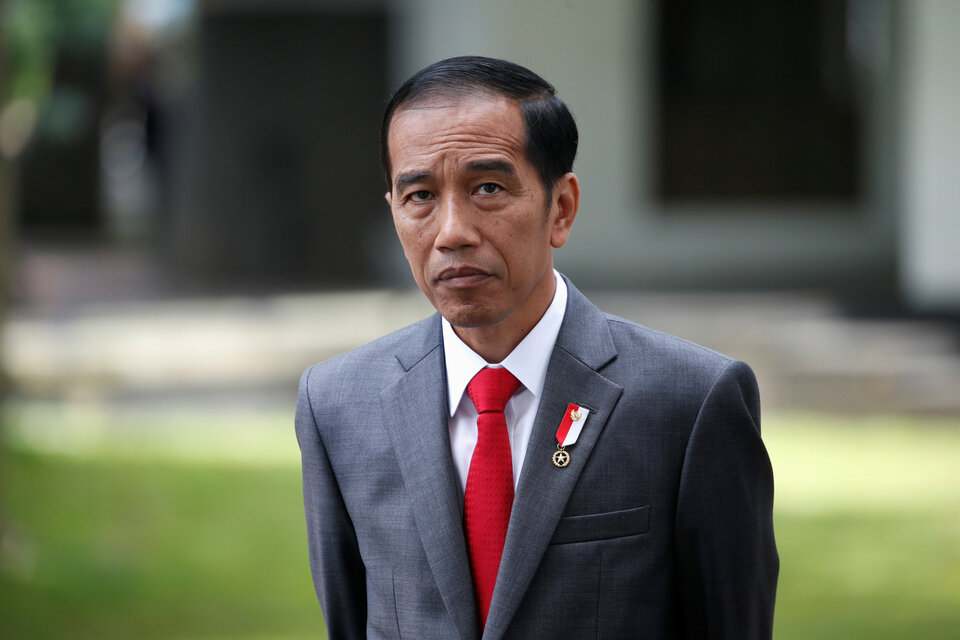 President Joko 'Jokowi' Widodo condemned the new Israeli security measures at the al-Aqsa Mosque compound following the deaths of three Palestinians amid mass protests on Saturday (22/07). (Reuters Photo/Beawiharta)