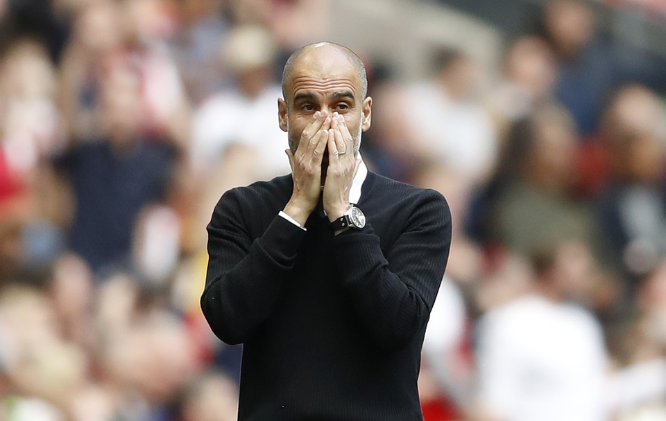 Manchester City manager Pep Guardiola. (Reuters Photo/Carl Recine)