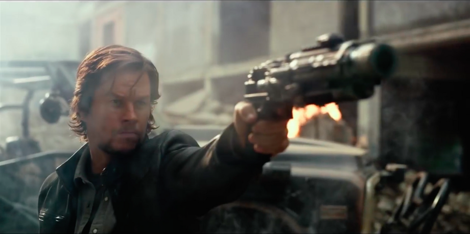 Mark Wahlberg, who starred in the 2014 'Transformers: The Edge of Extinction,' reprises his role as Cade Yeager, an inventor who befriends the 'Transformers.' (JG screenshot from Paramount Pictures' official Youtube account)