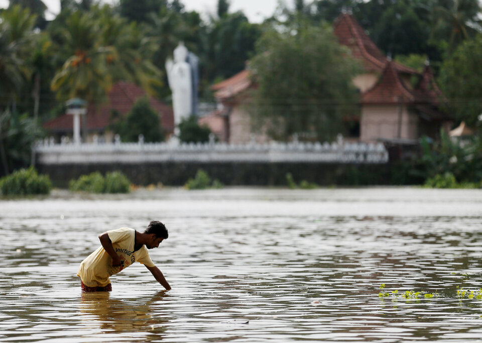 Disasters from deadly floods to worsening droughts are happening more frequently in Sri Lanka. (Reuters Photo/Dinuka Liyanawatte)