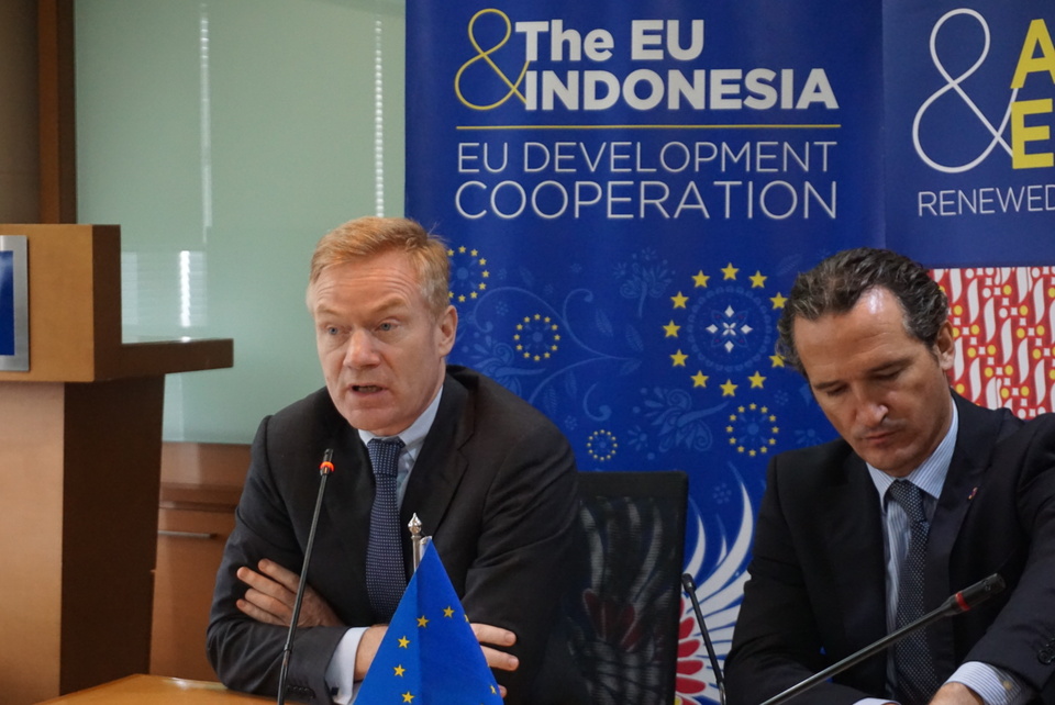 With the European Union set to celebrate Europe Day on May 9, its delegation in Indonesia has organized a full month of events to highlight its achievements and further strengthen relations with Southeast Asia's largest economy. (JG Photo/Sheany)