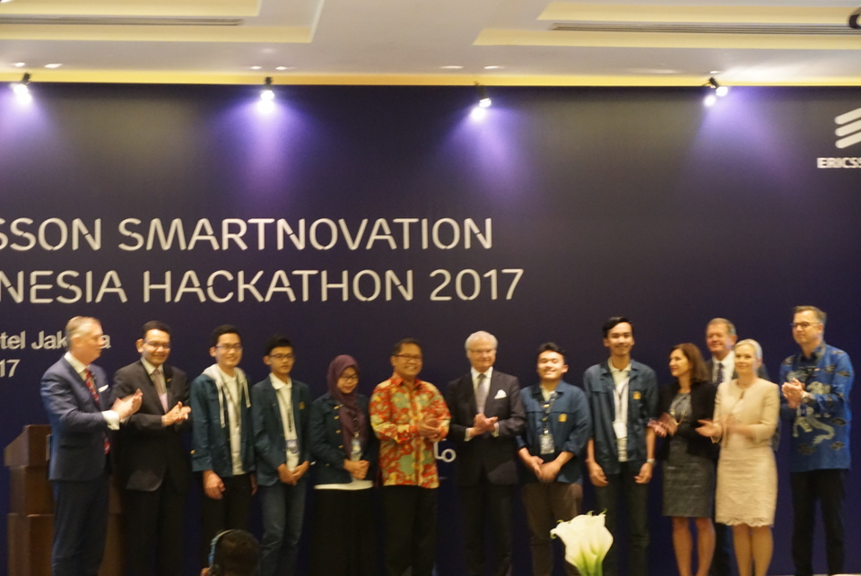 When it comes to digital transformation, Indonesia and Sweden are a perfect match, Swedish Minister of Infrastructure Anna Johansson said at an Ericsson Smartnovation Indonesia Hackathon competition at Pullman Hotel in Jakarta on Tuesday (23/05). (JG Photo/Sheany)