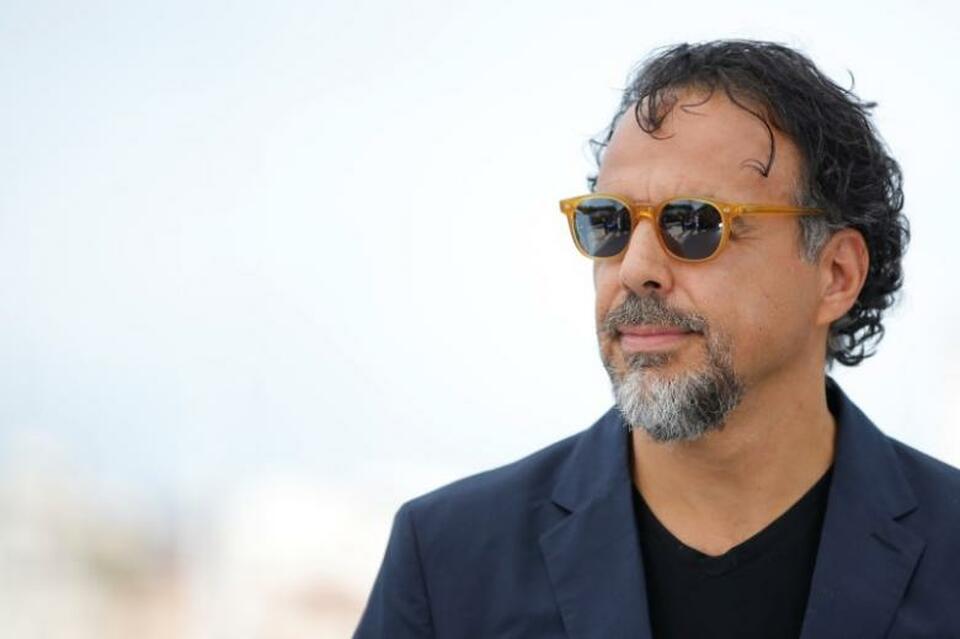 Photocall for the installation "Carne y Arena" (virtually present, physically invisible) presented as part of virtual reality event - Cannes, France. 22/05/2017. Director Alejandro Gonzalez Inarritu poses. (Reuters Photo/Stephane Mahe)