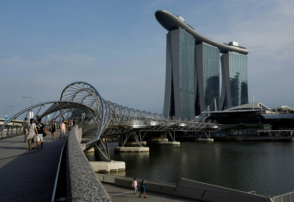 A United States citizen, whose Singapore permanent residence status was revoked after the government identified him as being an agent of foreign influence, said on Tuesday (08/08) he had appealed the decision to expel him. (Reuters Photo/Edgar Su)