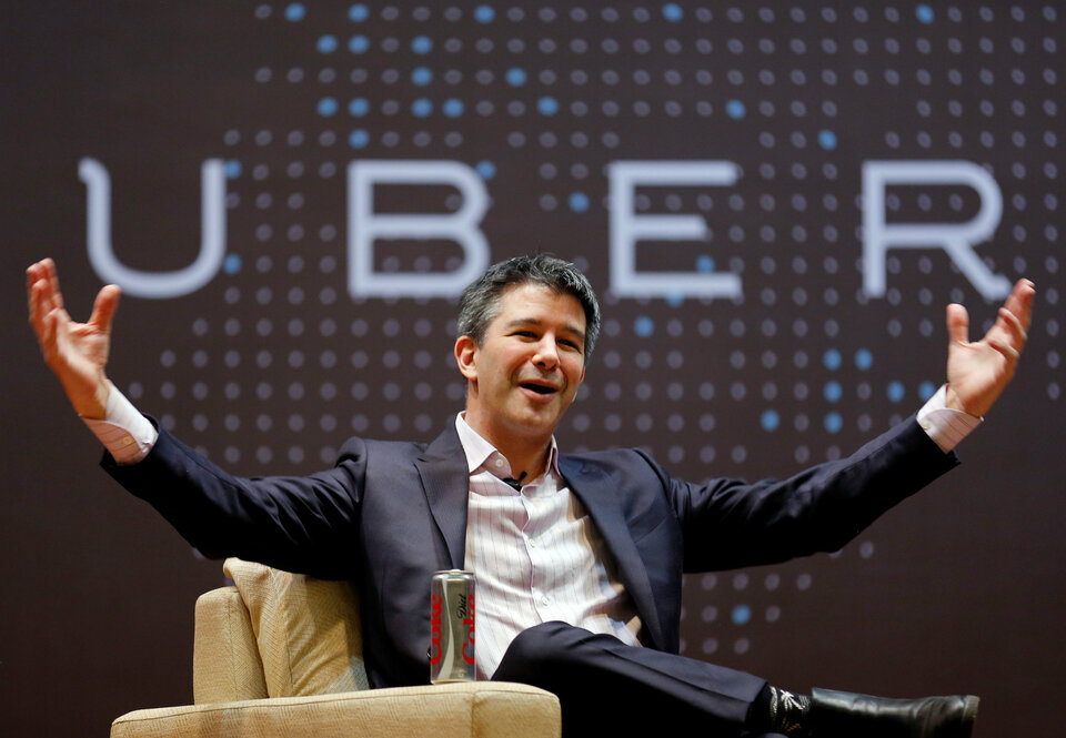 Uber Technologies co-founder Travis Kalanick stepped down as chief executive of the ride-hailing service, following intense pressure from investors, the New York Times reported on Wednesday (21/06). (Reuters Photo/Danish Siddiqui)