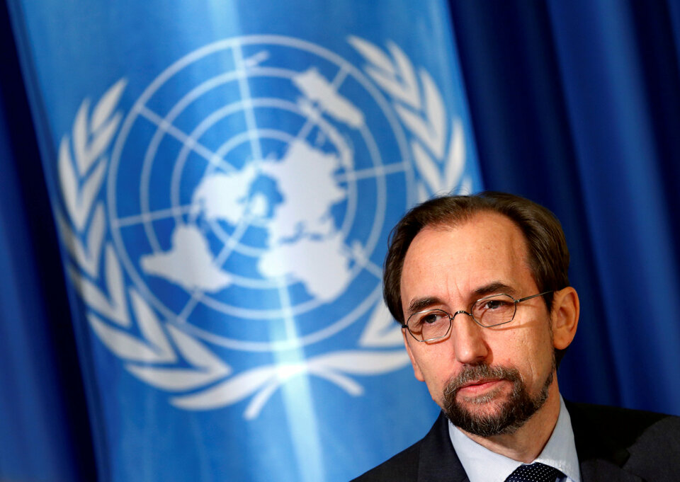 Zeid Ra'ad Al Hussein, the UN high commissioner for human rights, is scheduled to visit Indonesia on Monday (05/02). (Reuters Photo/Denis Balibouse)