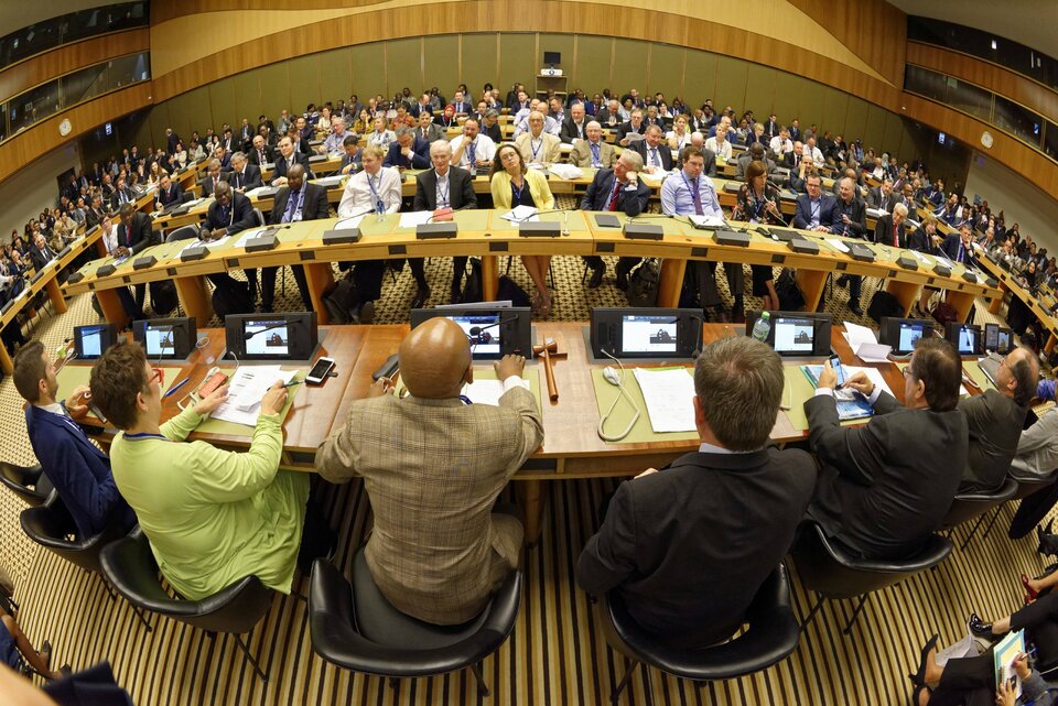 Indonesia was re-elected as a member of the International Labor Organization's governing body for another three years on Monday (12/06), the Permanent Mission of Indonesia in Geneva said in a statement. (Photo courtesy of International Labor Organization)