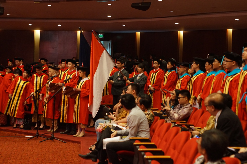 Nearly 2,000 students of Pelita Harapan University (UPH) will have graduated in three separate ceremonies at its Karawaci campus in Tangerang, Banten, by June 17, the private education institution said in an official statement received by the Jakarta Globe on Tuesday (06/06). (Photo courtesy of Pelita Harapan University)
