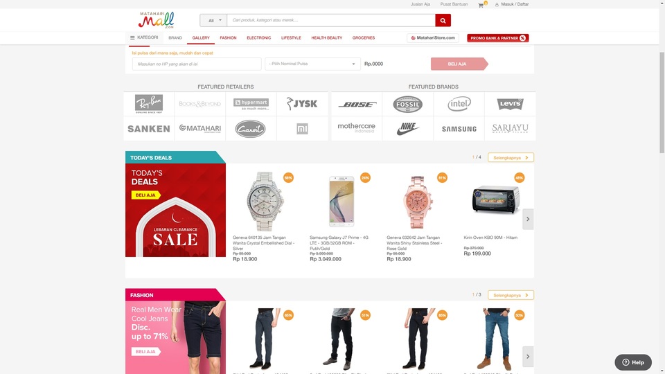 A recent study by JakPat, a Yogyakarta-based online survey platform, showed that most young Indonesians shopped online ahead of this year's Idul Fitri celebrations instead of purchasing items at local stores. (JG Screenshot)