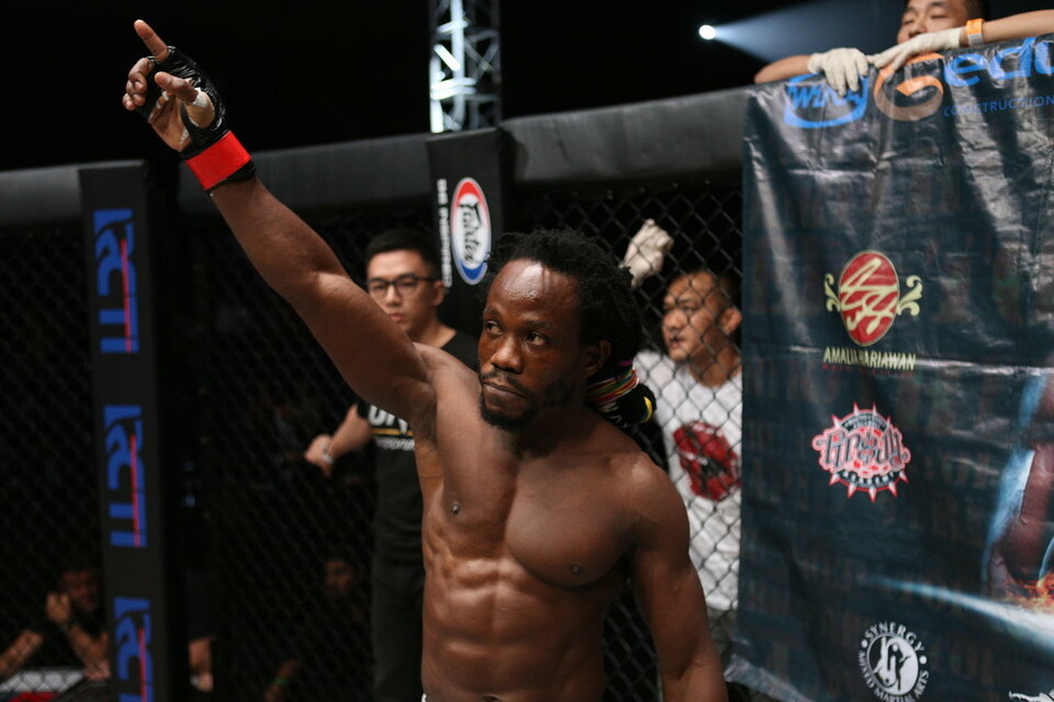 Liberian standout Jerome S. Paye is all geared up for his three-round flyweight encounter with Thai boxing world champion Yodsanan 'Little Tyson' Sityodtong on the undercard of One Championship's Conquest of Kings tournament in Surabaya, East Java, on July 29. (Photo courtesy of One Championship)