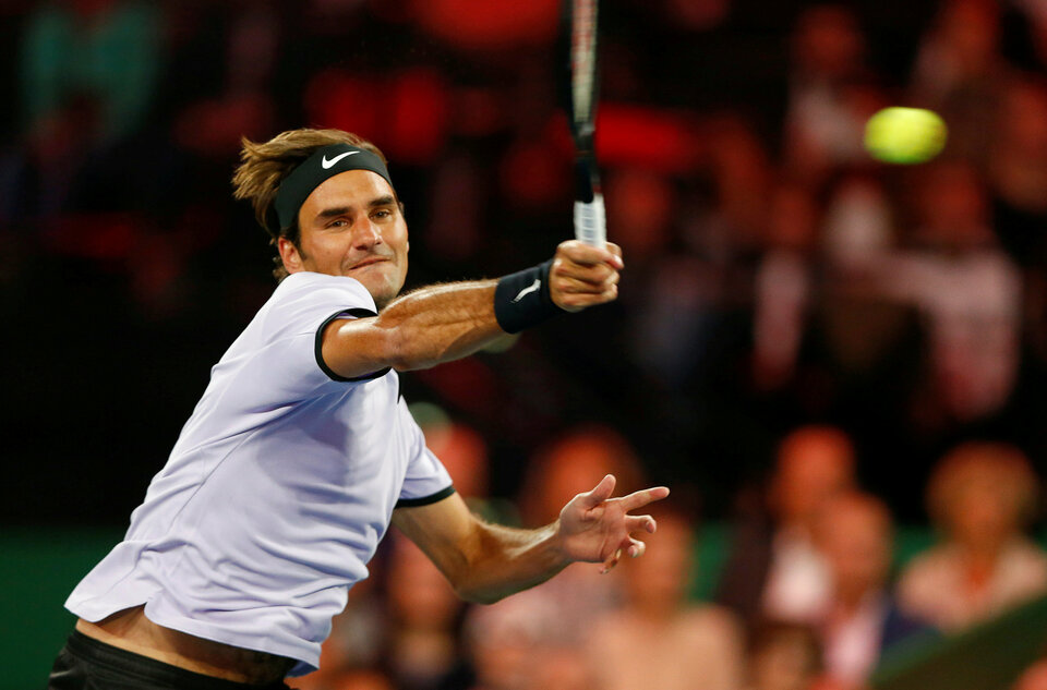 Swiss tennis player Roger Federer. (Reuters Photo/Arnd Wiegmann)