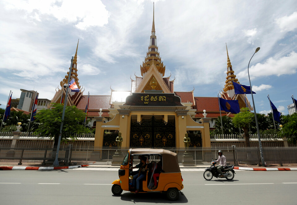 A Cambodian court rejected an appeal to release opposition leader Kem Sokha on Tuesday (26/09) and said he would not be granted bail as he awaits trial on treason charges. (Reuters Photo/Samrang Pring)