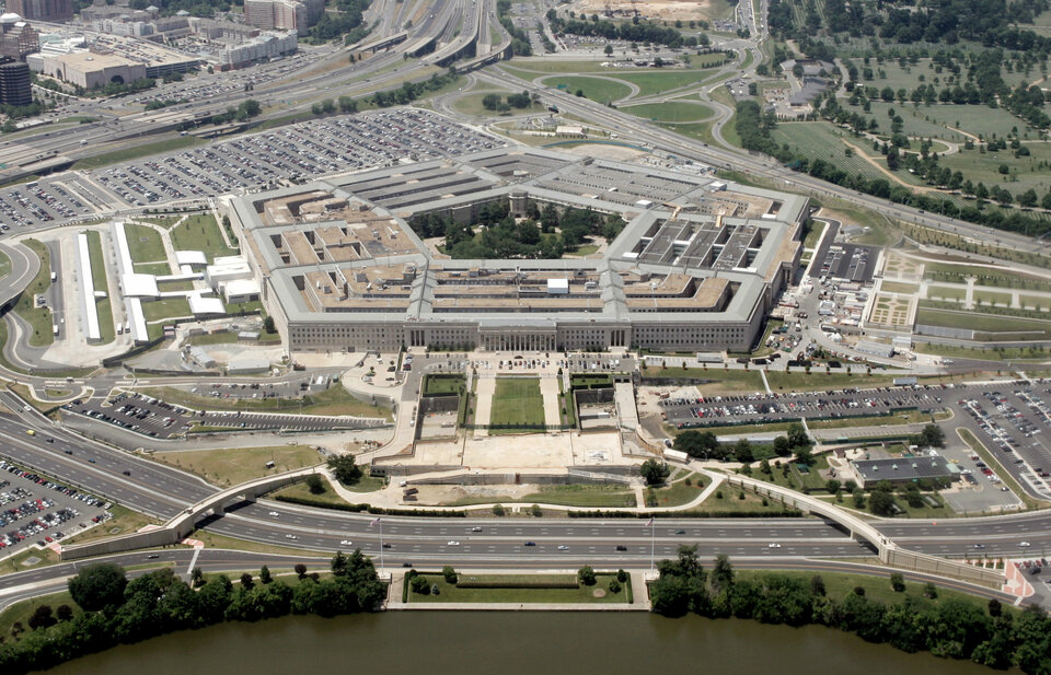 An aerial view of the Pentagon building in Washington, D.C., in this 2005 file photo. (Reuters Photo/Jason Reed)
