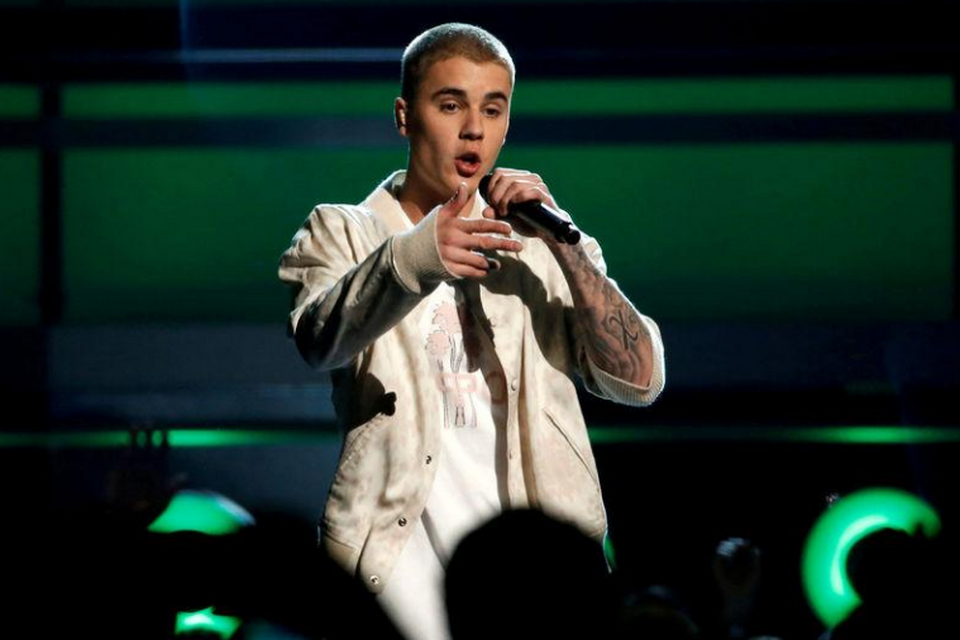  Justin Bieber performs a medley of songs at the 2016 Billboard Awards in Las Vegas, Nevada, US, May 22, 2016. (Reuters Photo/Mario Anzuoni/File Photo)