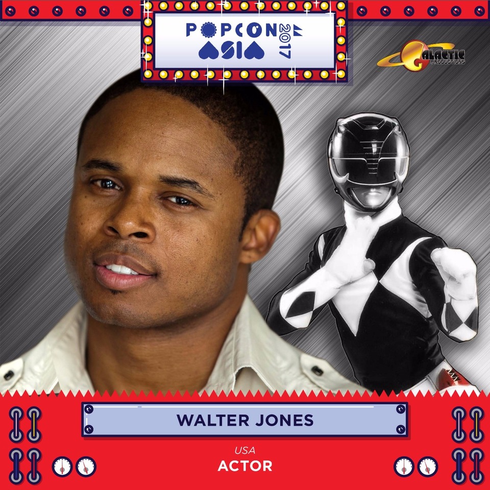 Walter Jones, known for his role as Zack Taylor, the Black Ranger on television series 'Mighty Morphin Power Rangers,' will attend culture festival Popcon Asia at the Jakarta Convention Center on Aug. 5-6. (Photo courtesy of Popcon Asia)